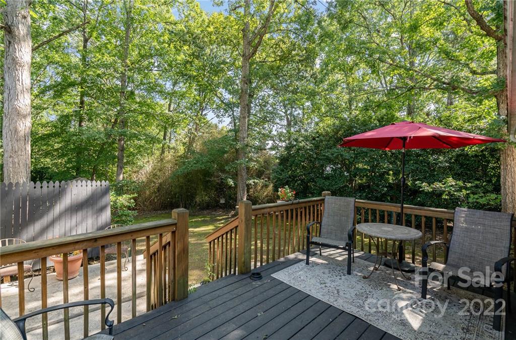 6901 Porterfield Road Charlotte, NC 28226 - Photo 7 of 30 a view of balcony with wooden floor and outdoor seating
