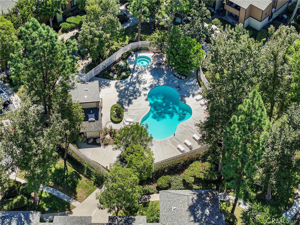 20702 El Toro Road, Unit 226 Lake Forest, CA 92630 - Photo 26 of 39 an aerial view of a house with a yard basket ball court and outdoor seating