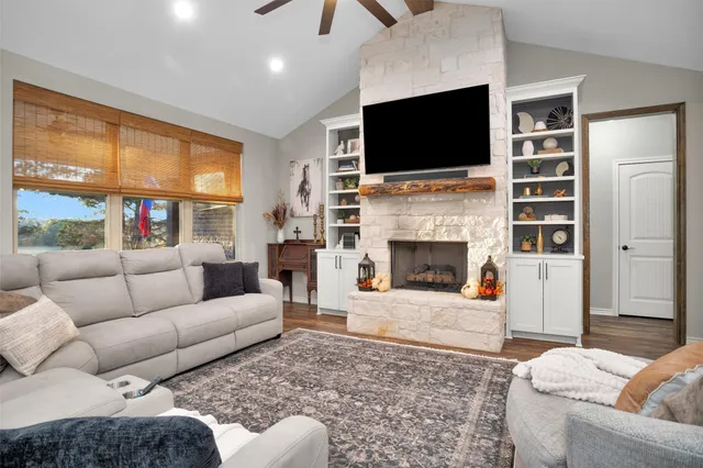 a bathroom with a granite countertop sink mirror and a