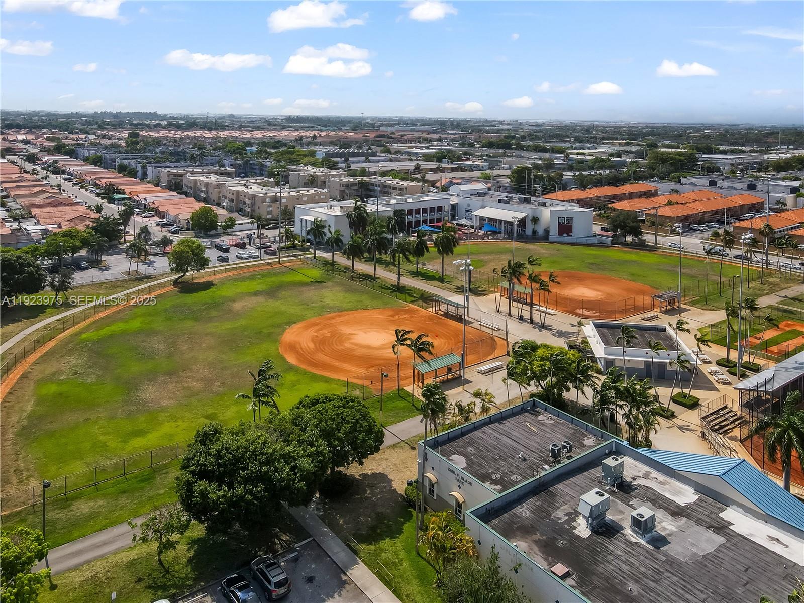 2549 West 72nd Place Hialeah, FL 33016 - Photo 3 of 46 an aerial view of a residential houses with outdoor space swimming pool
