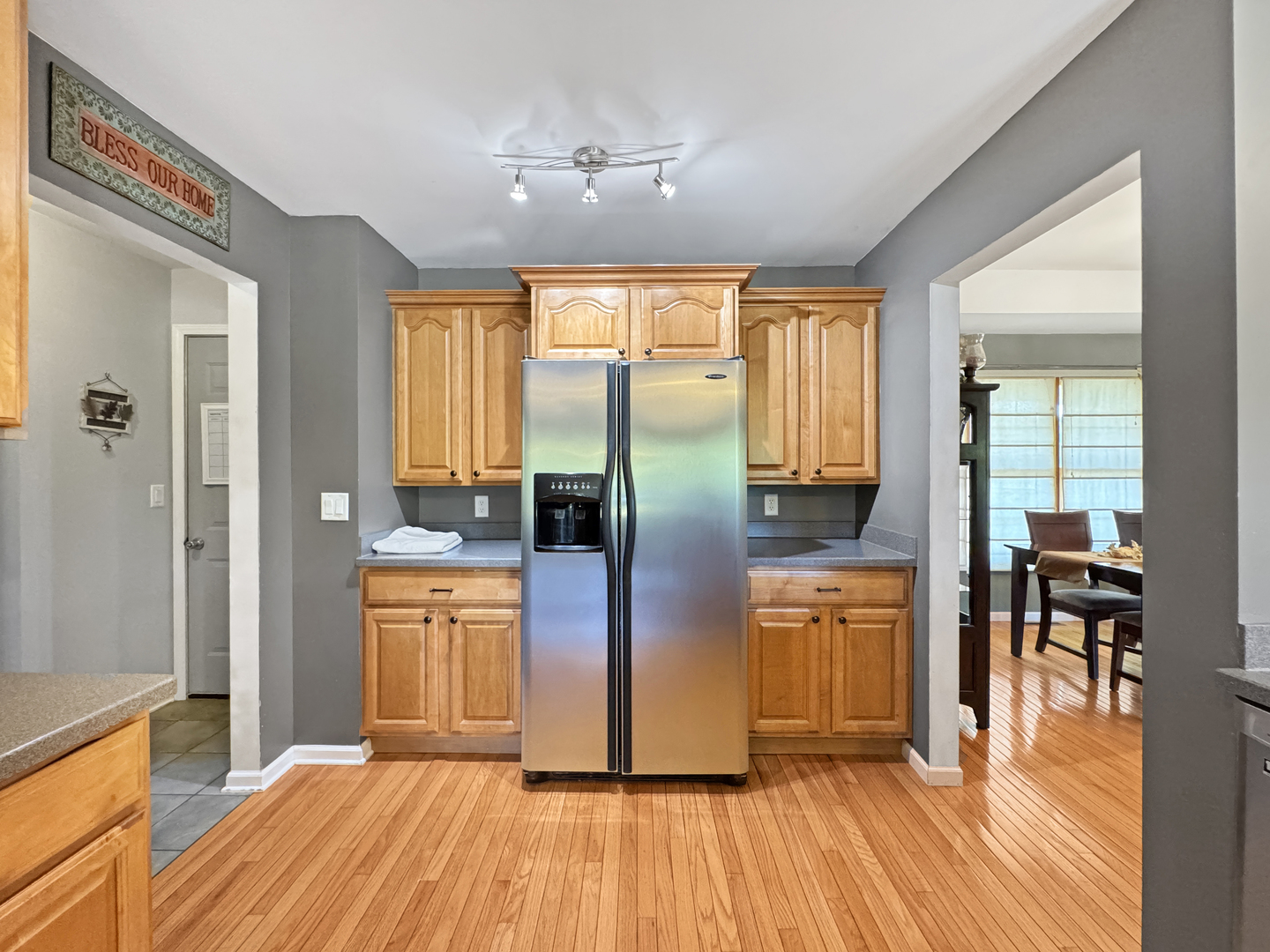 1063 Deer Valley Drive Varna, IL 61375 - Photo 13 of 87 a kitchen with stainless steel appliances granite countertop a refrigerator and a stove top oven