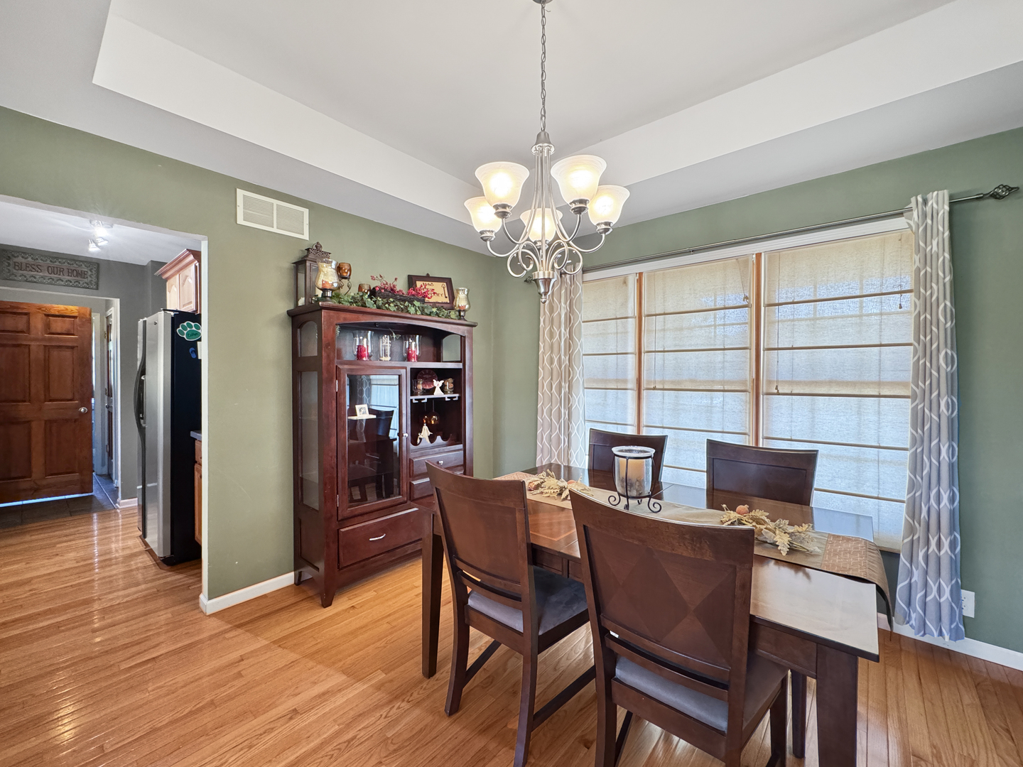 1063 Deer Valley Drive Varna, IL 61375 - Photo 17 of 87 a view of a dining room with furniture window and wooden floor