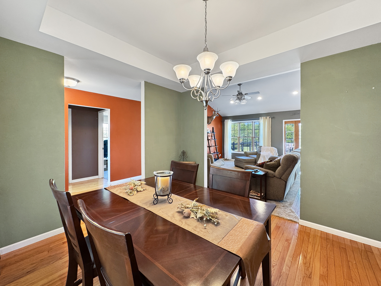 1063 Deer Valley Drive Varna, IL 61375 - Photo 19 of 87 a view of a dining room with a table and chairs