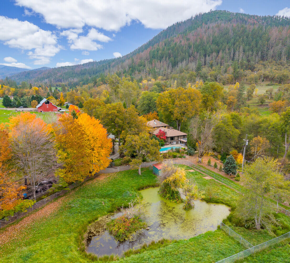 4020 Little Applegate Road Jacksonville, OR 97530 - Photo 73 of 83 73-Pond-Home