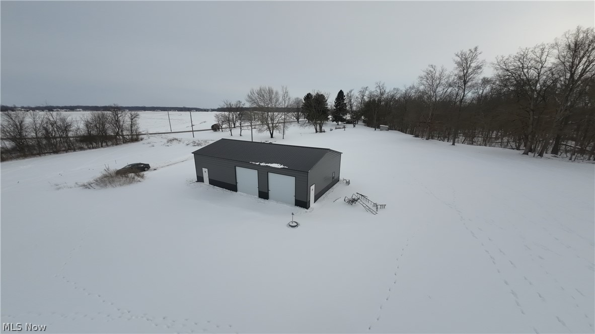 937 Chenango Road Wakeman, OH 44889 - Photo 5 of 18 View of snowy aerial view