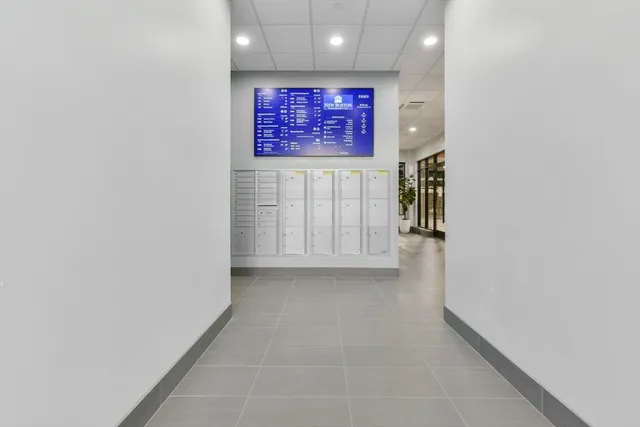 a view of an empty room