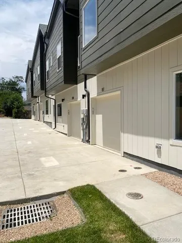 a backyard of a house