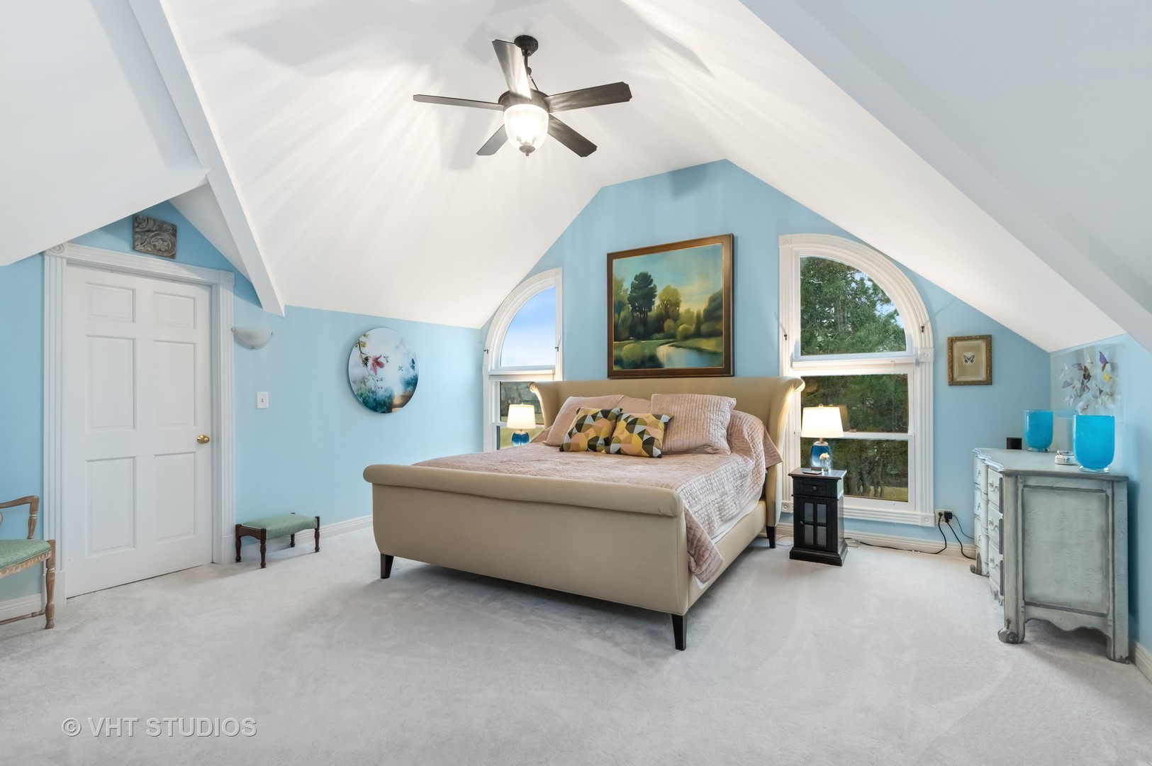 1460 Eagle Ridge Drive Antioch, IL 60002 - Photo 23 of 47 a bed room with a bed and a chandelier