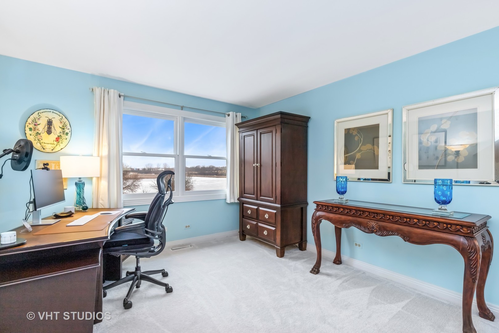 1460 Eagle Ridge Drive Antioch, IL 60002 - Photo 24 of 47 a view of a workspace with furniture and a window