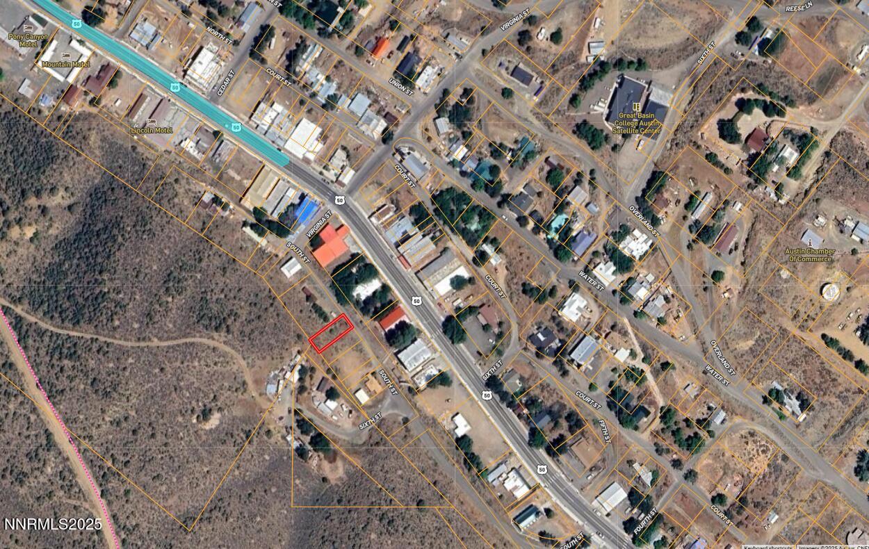 104 South Street Austin, NV 89310 - Photo 4 of 4 a city view with tall trees