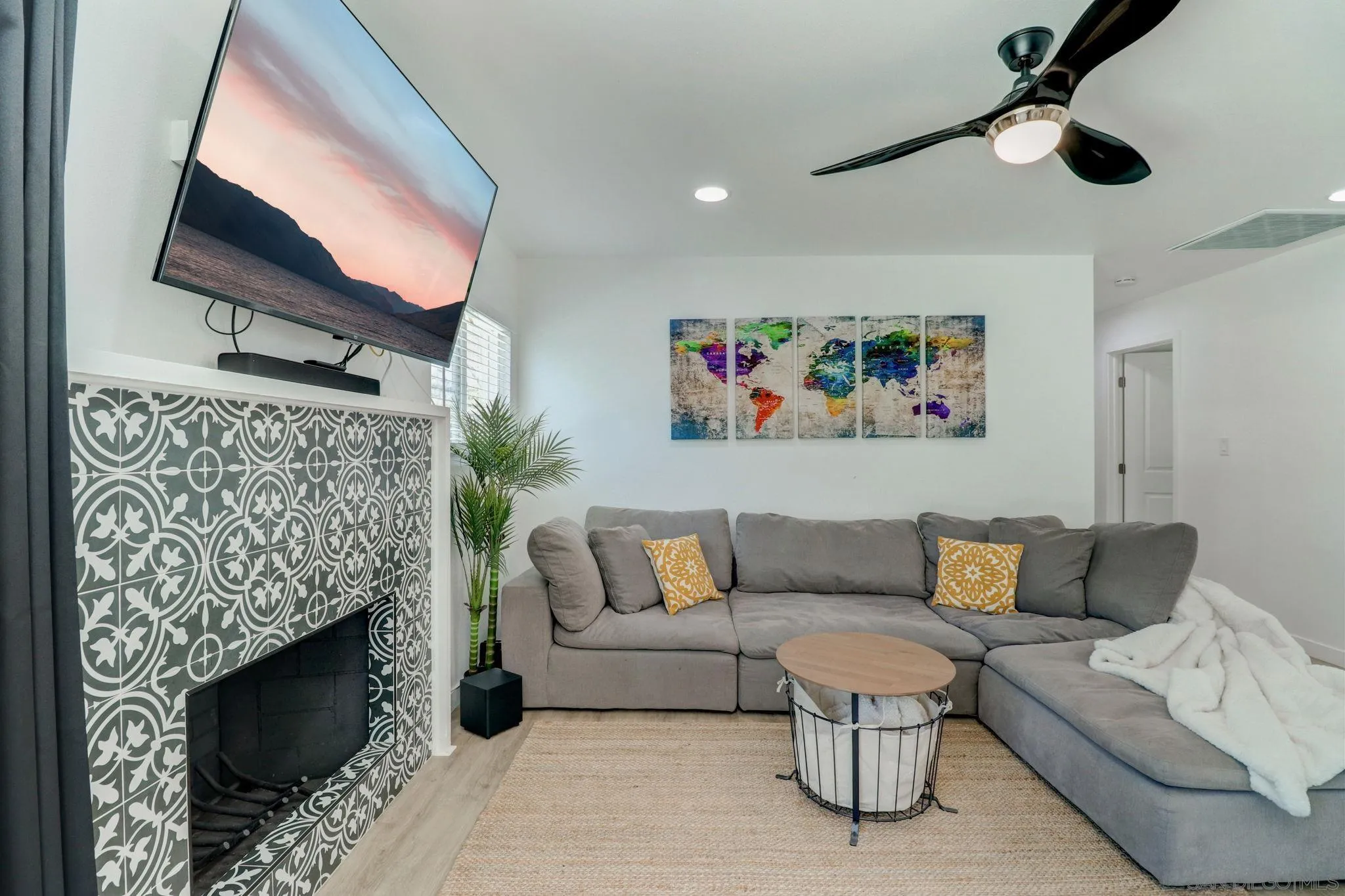 14116 Powers Road Poway, CA 92064 - Photo 8 of 63 a living room with furniture and a fireplace