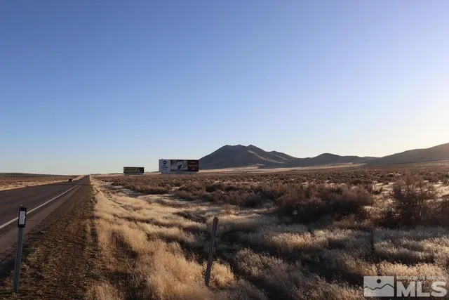 a view of an outdoor space with mountain view