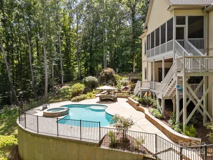a view of a house with roof deck
