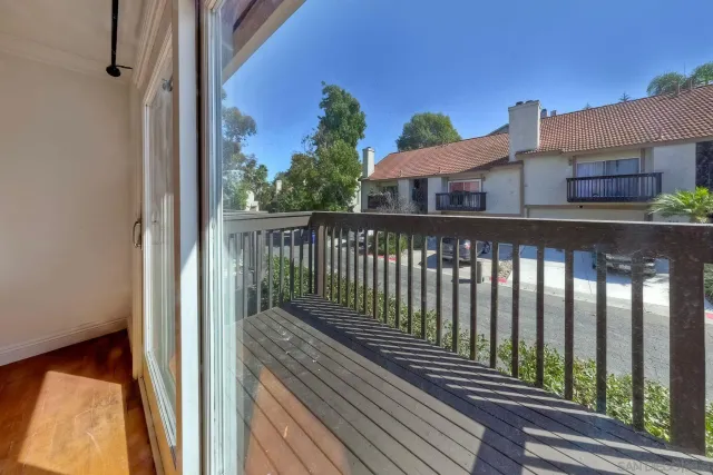 a view of a wooden fence