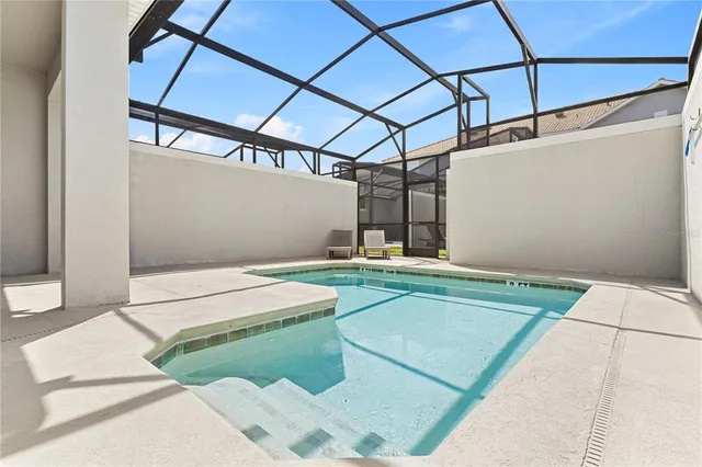 a room with toys and bathroom view