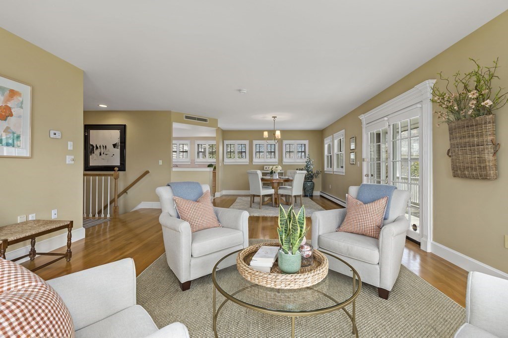 105 Parker Road, Unit A Barnstable, MA 02655 - Photo 2 of 37 a living room with furniture and a wooden floor