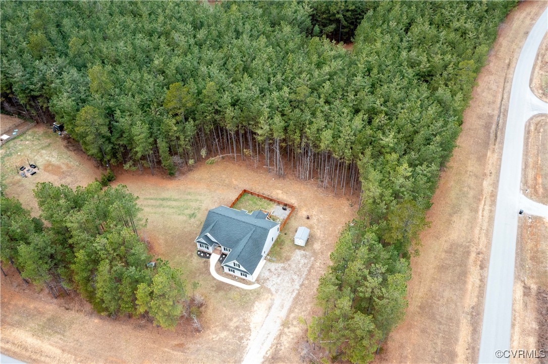 1990 Walnut Tree Road Powhatan, VA 23139 - Photo 31 of 40 an aerial view of a house with a yard