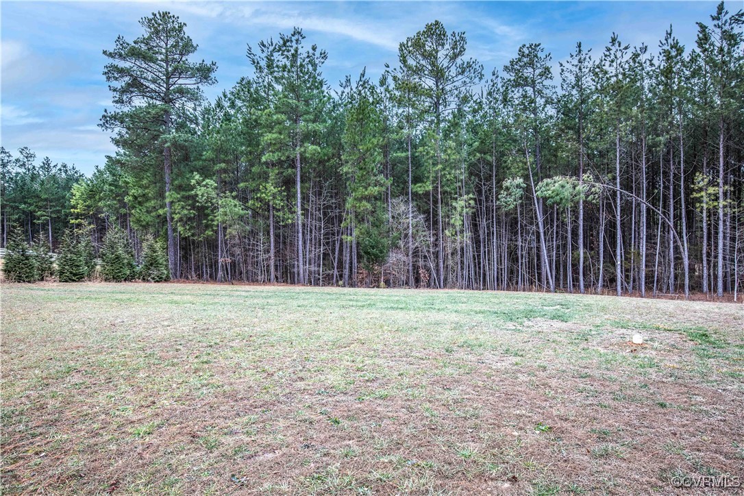 1990 Walnut Tree Road Powhatan, VA 23139 - Photo 37 of 40 a view of a yard with large trees and wooden fence