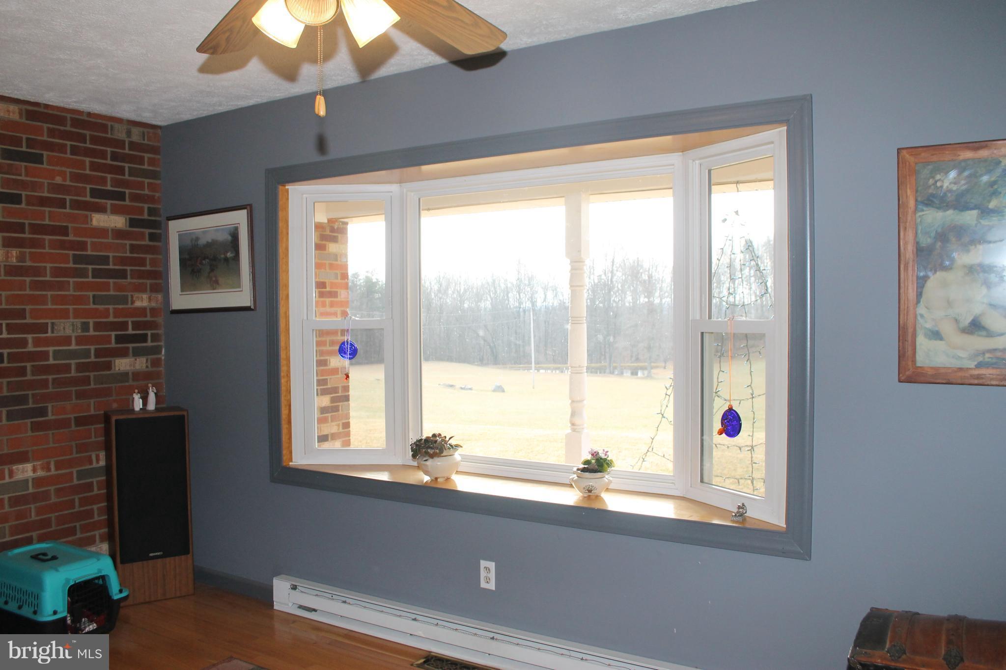 64 Castle Mountain Road Castleton, VA 22716 - Photo 11 of 29 Living Room with view from bay window