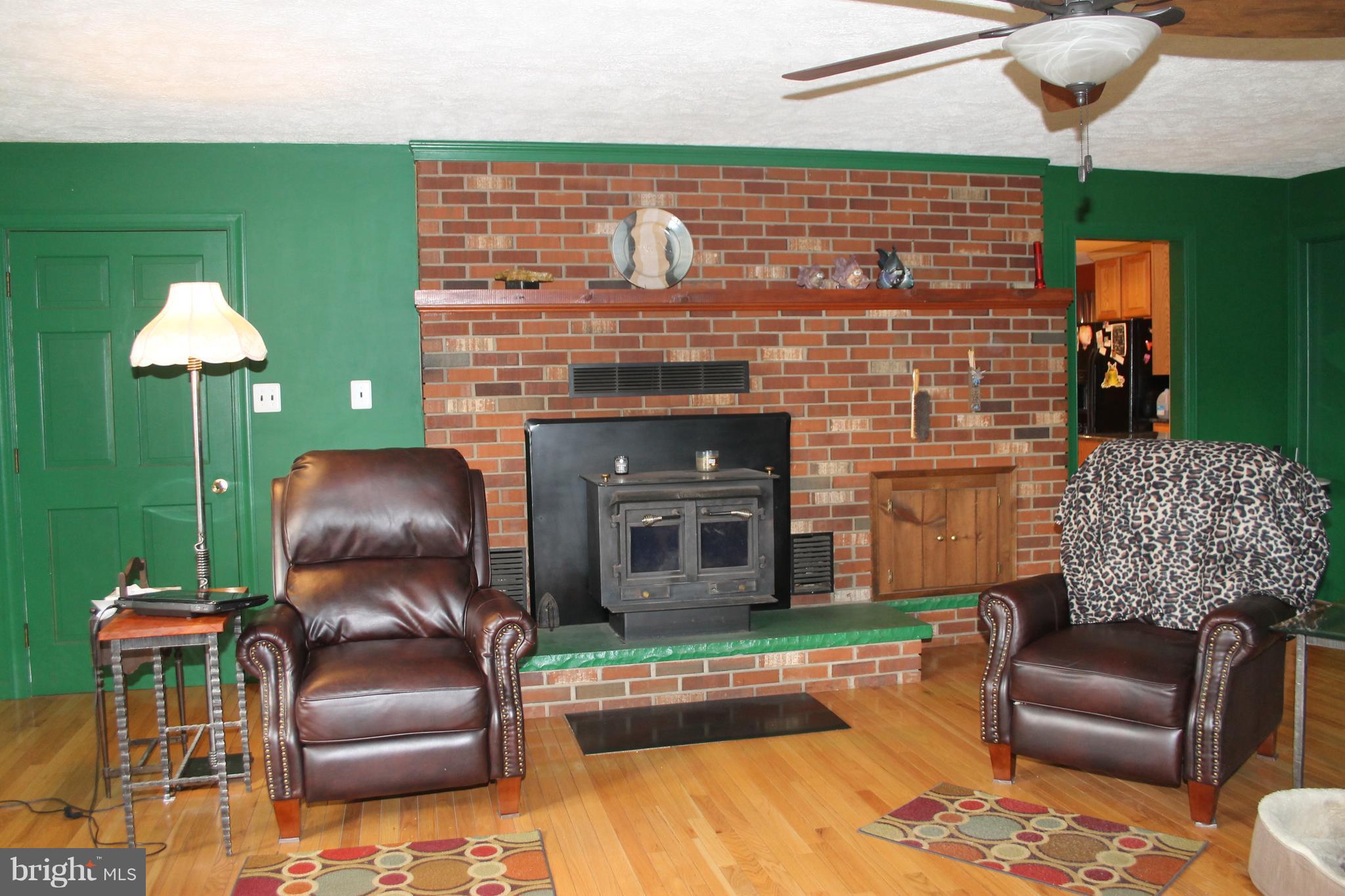 64 Castle Mountain Road Castleton, VA 22716 - Photo 15 of 29 Family Room with wood stove