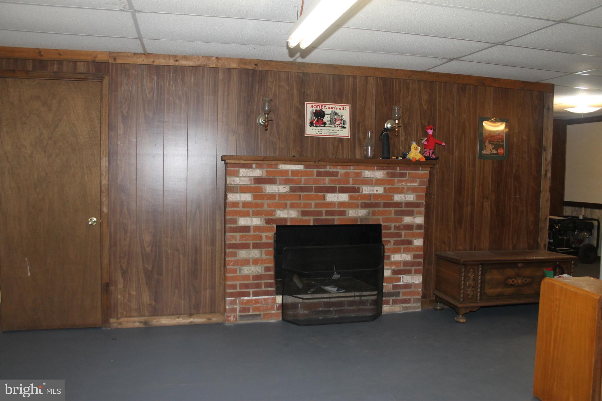 64 Castle Mountain Road Castleton, VA 22716 - Photo 23 of 29 Recreation room with wood burning fireplace