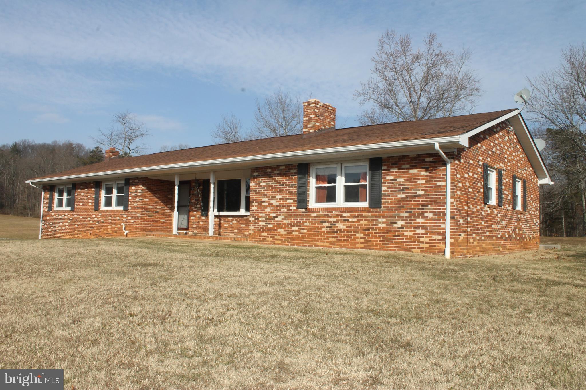 64 Castle Mountain Road Castleton, VA 22716 - Photo 5 of 29 Front of brick home