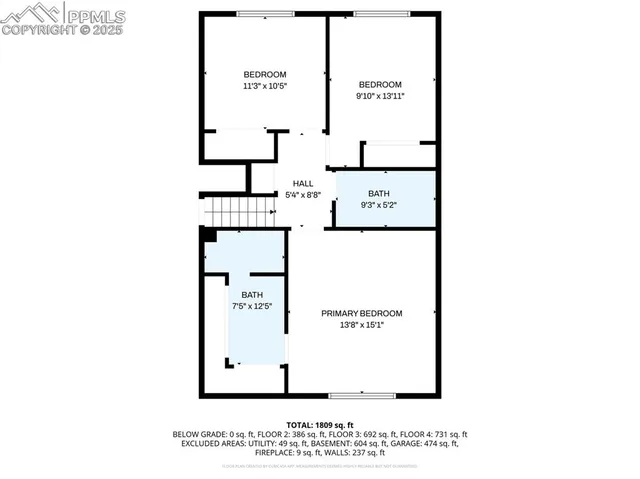 a picture of a floor plan