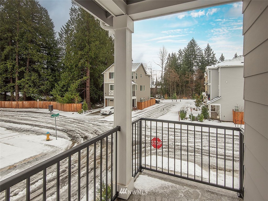 17 197th Place Southwest Bothell, WA 98012 - Photo 33 of 34 a view of a balcony with a white car