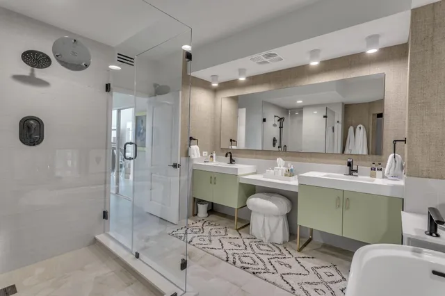 a view of outdoor space with swimming pool and patio