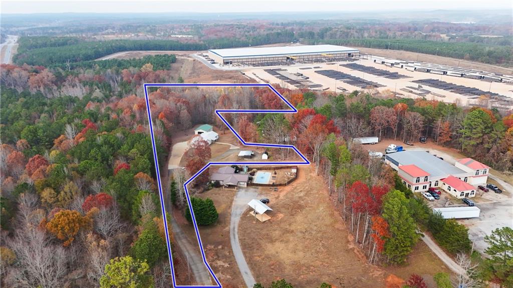 51 Perry Lane Buchanan, GA 30113 - Photo 30 of 33 an aerial view of a house with outdoor space