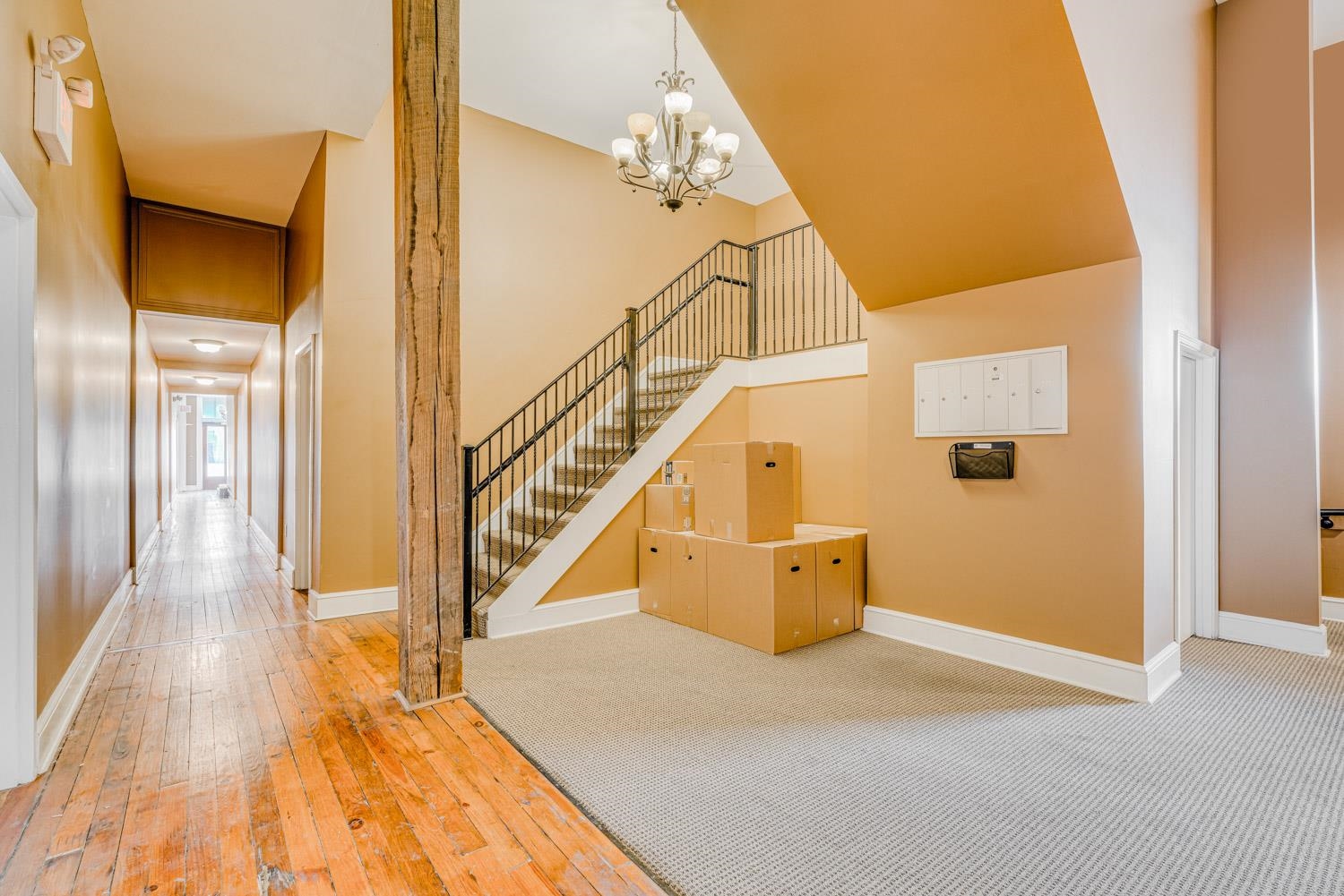 310 South Main Street, Unit 101 Memphis, TN 38103 - Photo 19 of 29 a view of entryway and hall with wooden floor