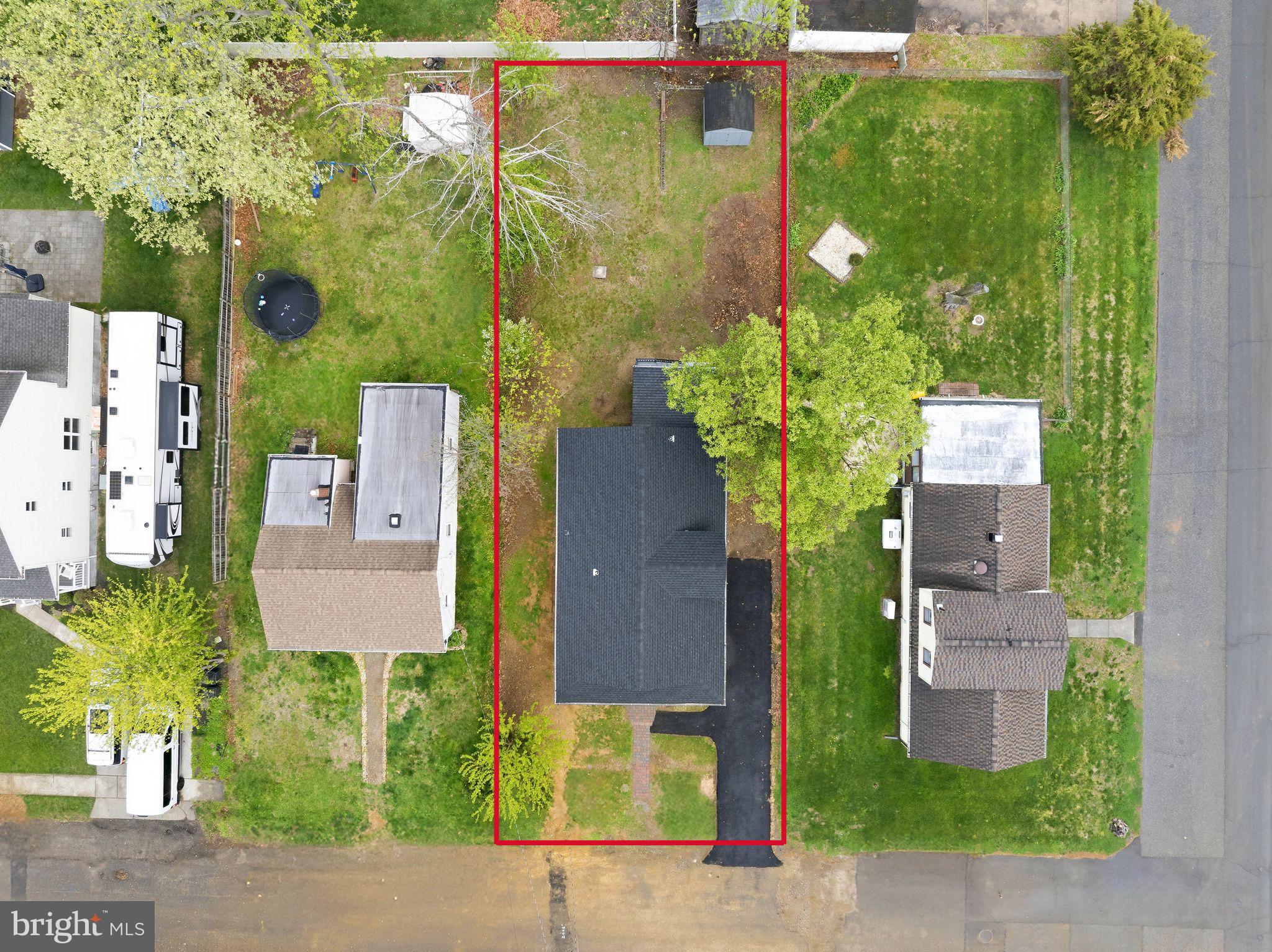 505 Greenwood Avenue Maple Shade, NJ 08052 - Photo 4 of 30 an aerial view of a house with a yard and large tree