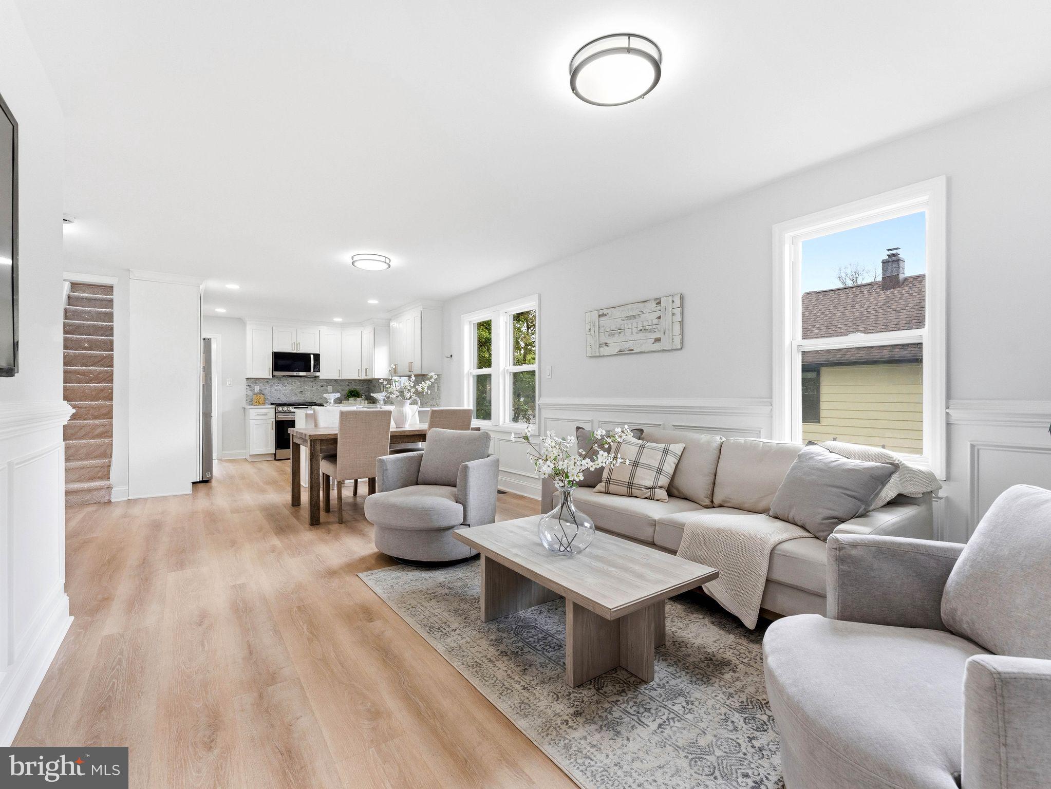 505 Greenwood Avenue Maple Shade, NJ 08052 - Photo 6 of 30 a living room with furniture kitchen view and a window