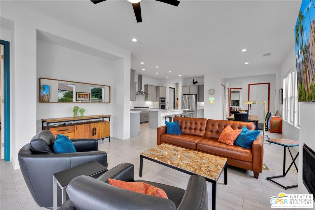 30 Cabernet Rancho Mirage, CA 92270 - Photo 14 of 31 a living room with furniture and a view of kitchen