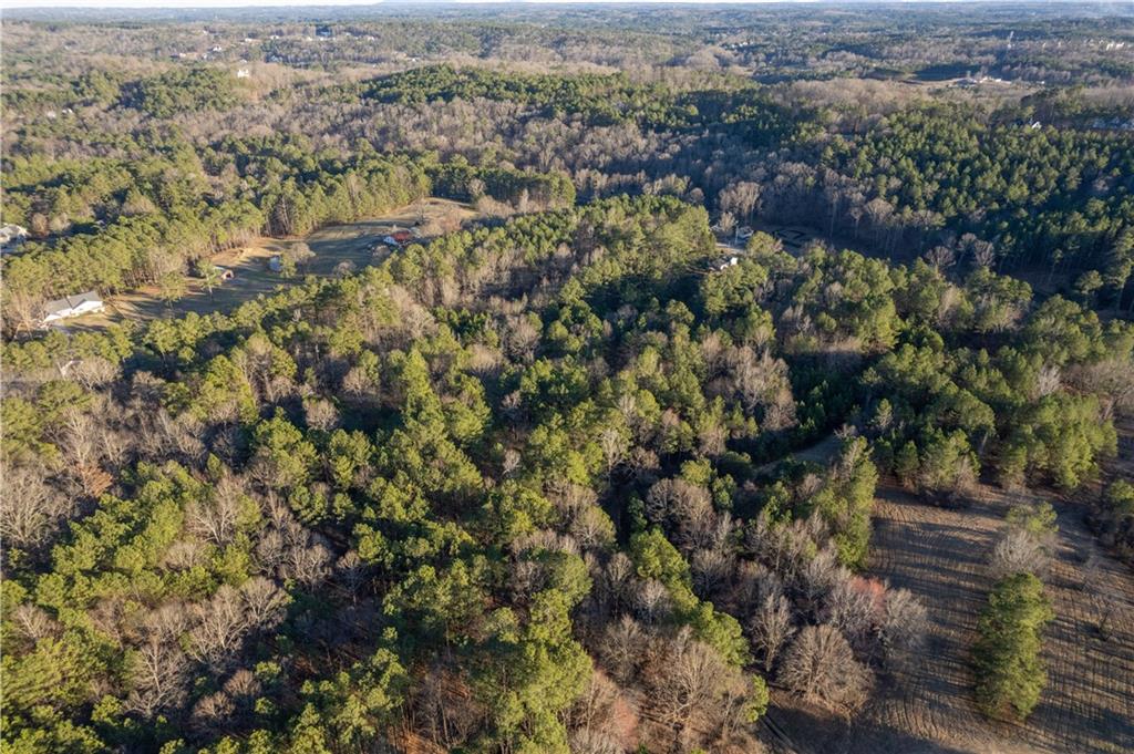 2000 Dabbs Bridge Road Acworth, GA 30101 - Photo 7 of 14 an aerial view of residential house with green space and fog