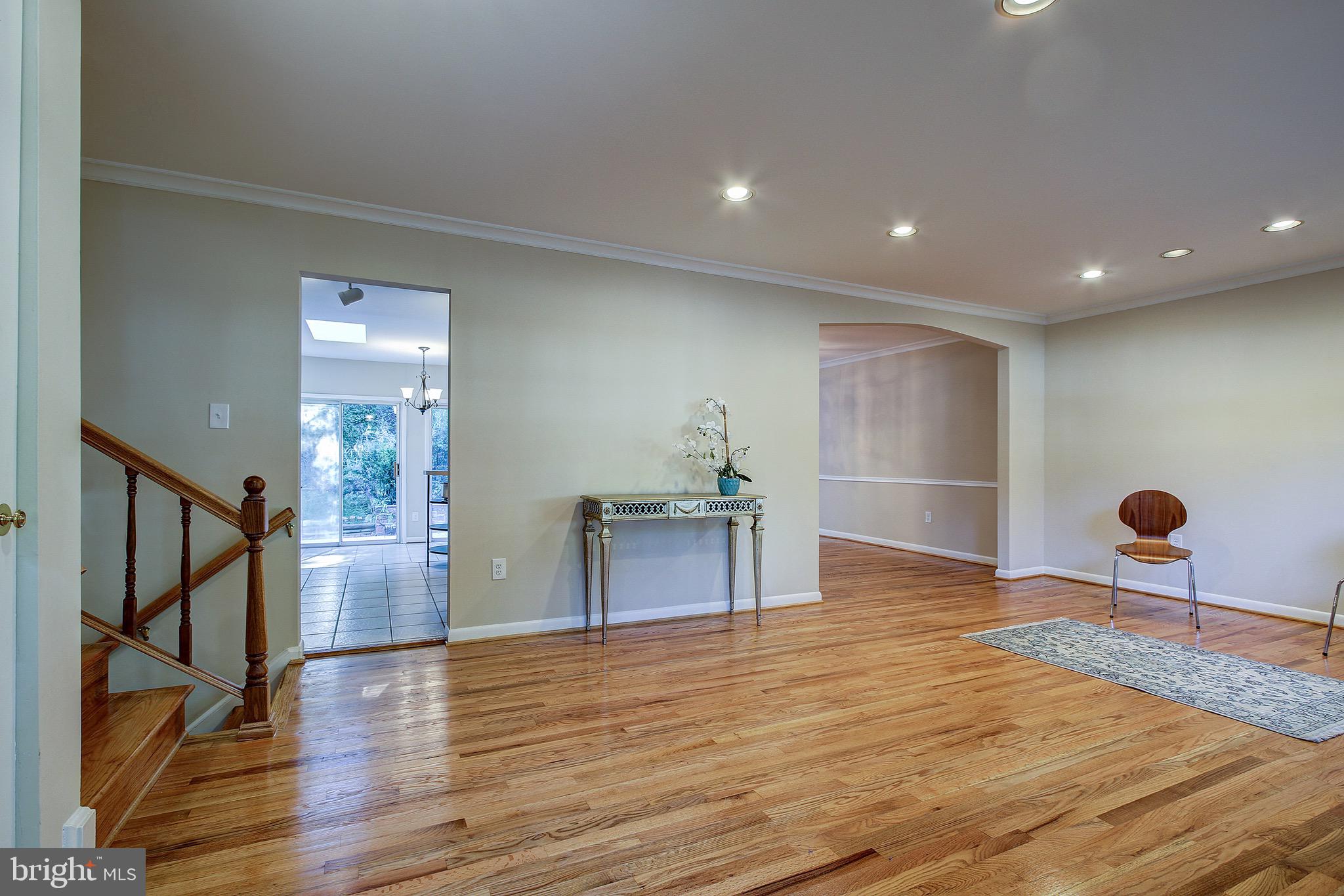 12713 Barbara Road Wheaton, MD 20906 - Photo 4 of 32 Wide Open Foyer Overlooks Living Room Area.