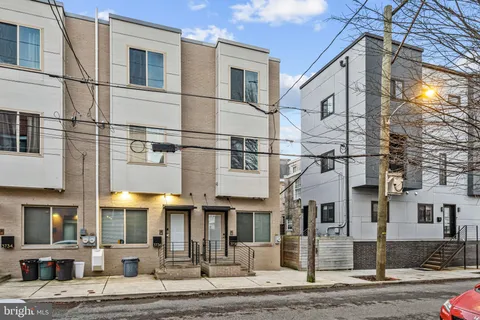 a view of a white building