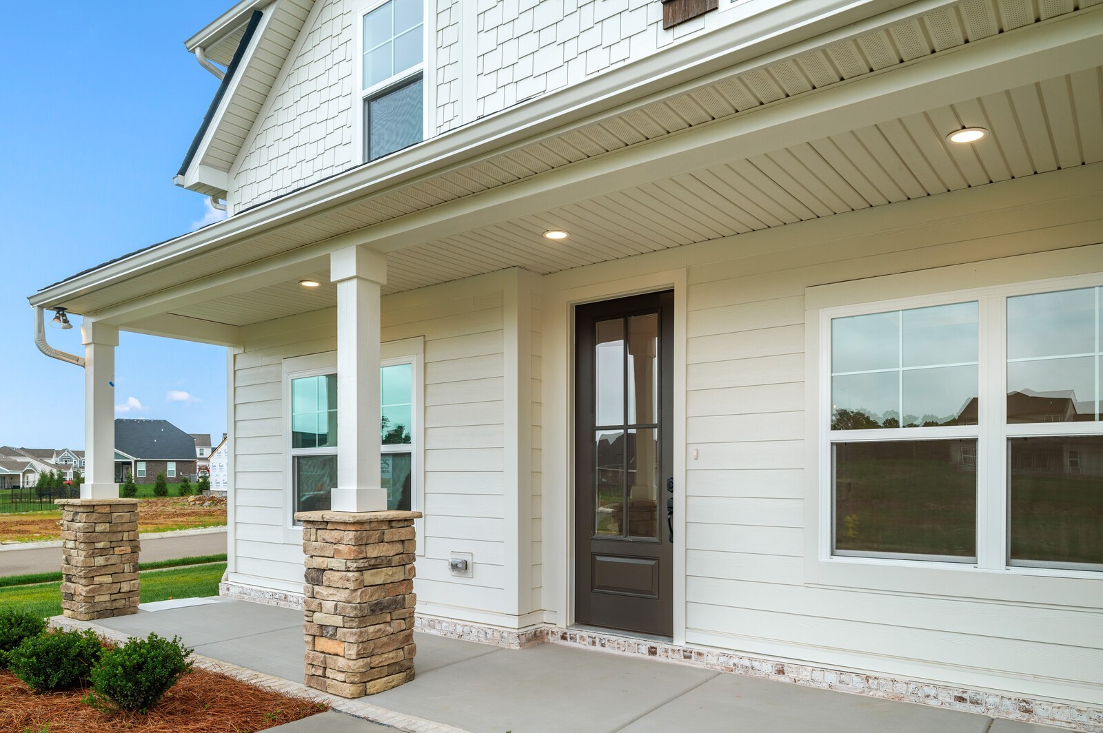 1733 Merkel Road Columbia, TN 38401 - Photo 6 of 53 a front view of a building with a glass door