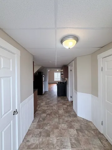 a view of a hallway with a hallway