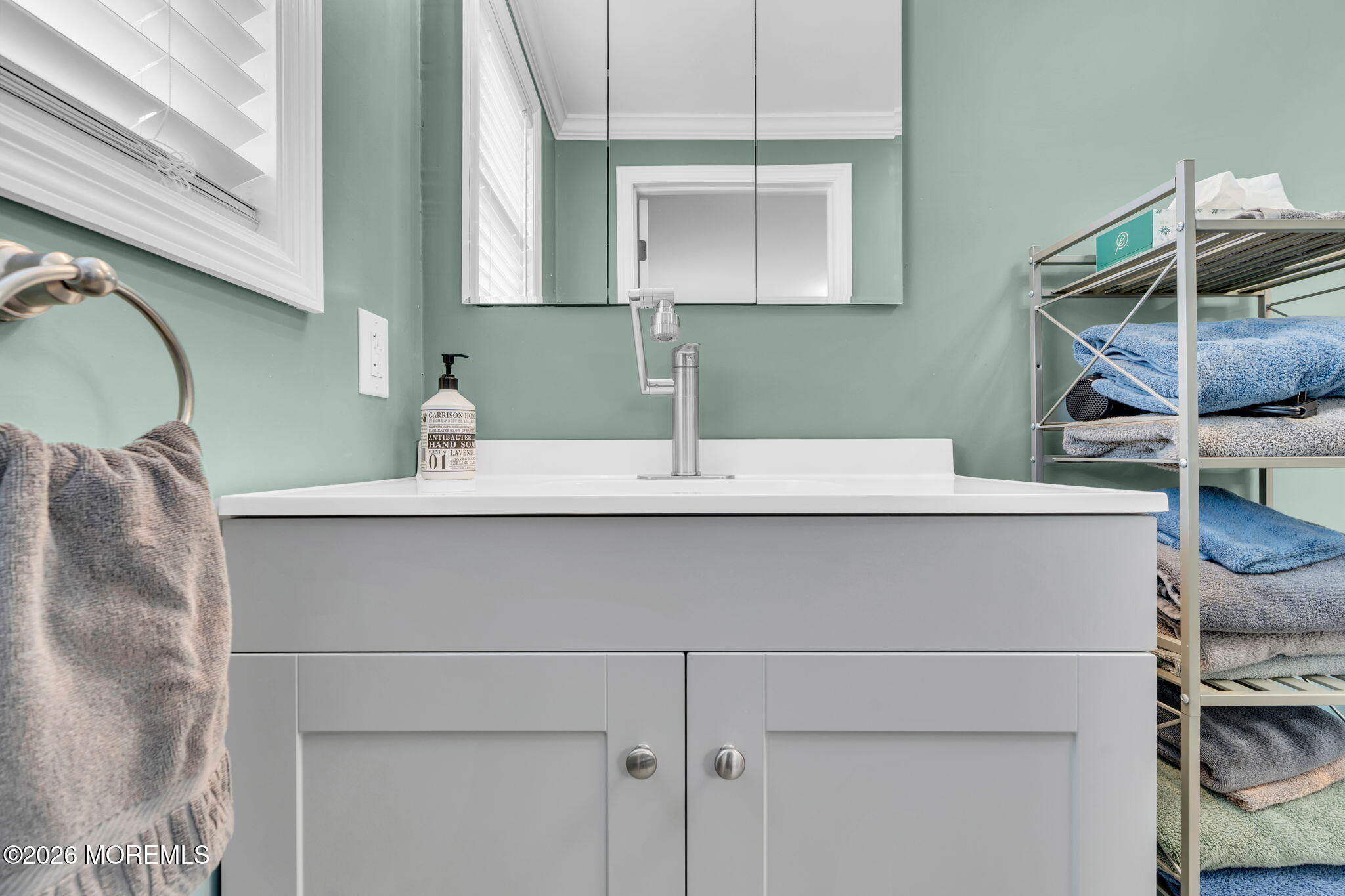 181 Locust Avenue Howell, NJ 07731 - Photo 41 of 66 a bathroom with a sink and a mirror
