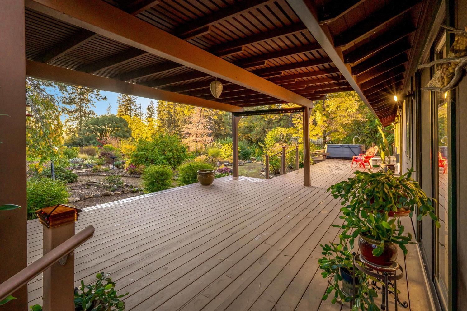 19595 Bow Valley Road Grass Valley, CA 95945 - Photo 31 of 84 Dining Deck adjoins the Kitchen