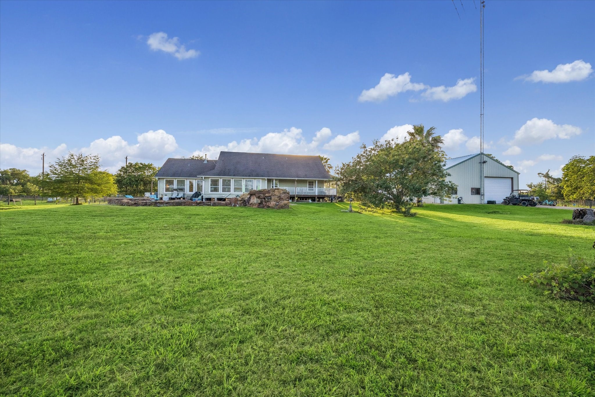3515 County Road 36 Angleton, TX 77515 - Photo 43 of 50 a view of a building with garden in front of it