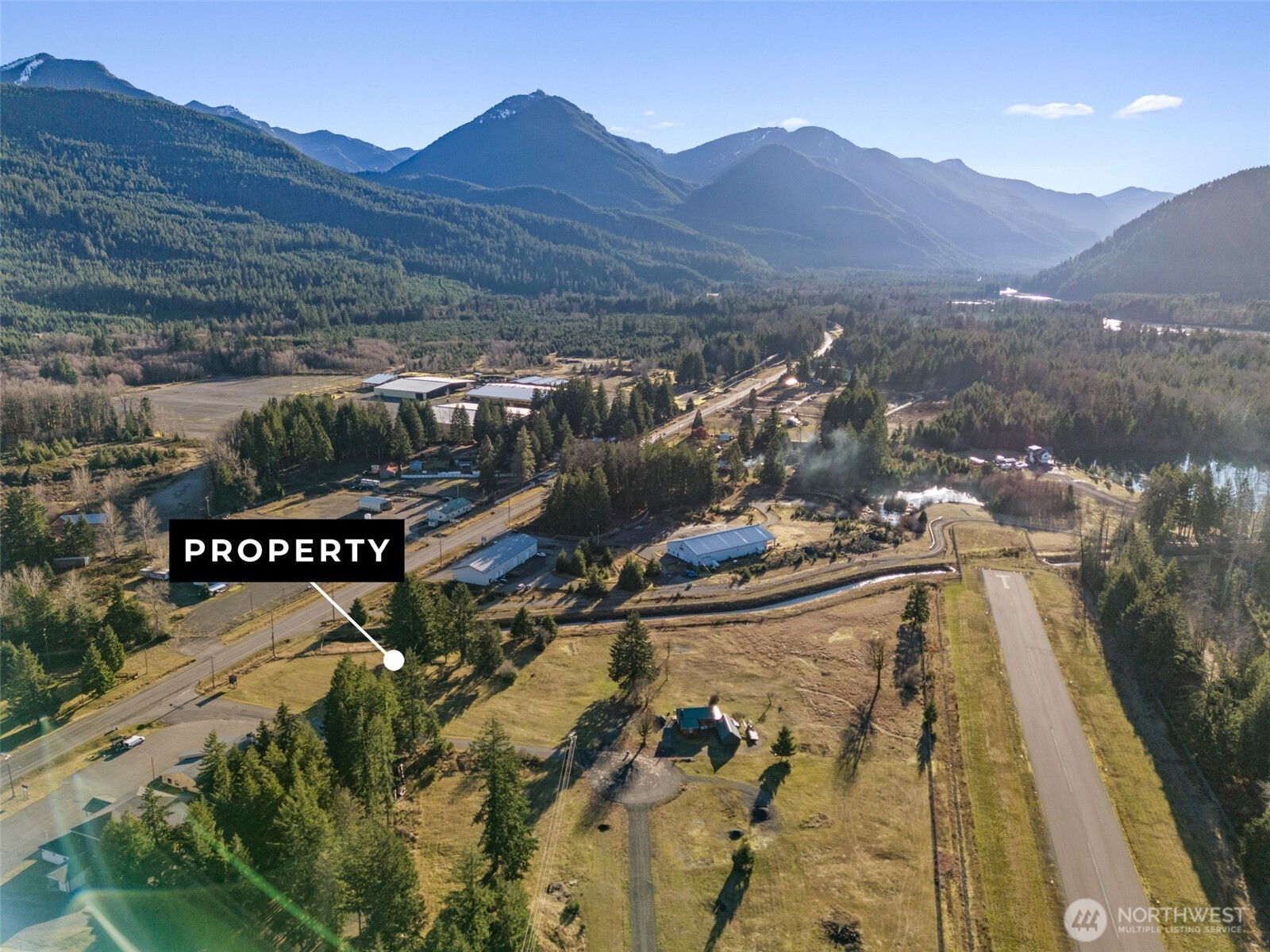 1000 Us Highway Packwood, WA 98361 - Photo 13 of 13 a view of a street with a mountain in the background