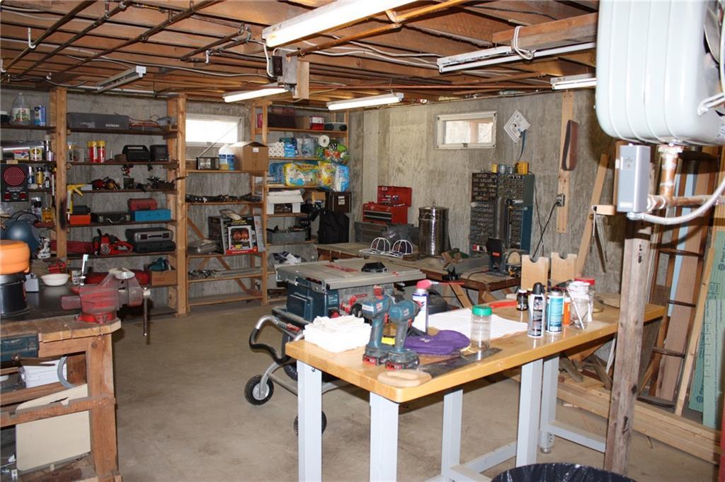 73 Old Union Road Washington, ME 04574 - Photo 11 of 15 Full dry basement, currently used as...