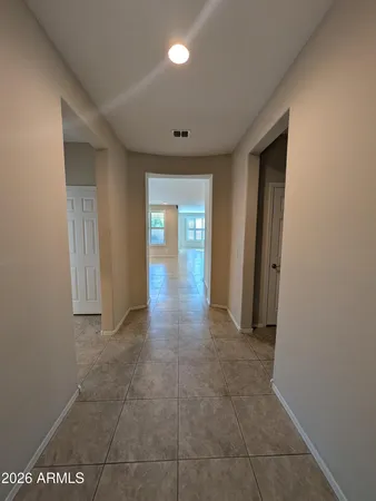 a view of livingroom with workspace