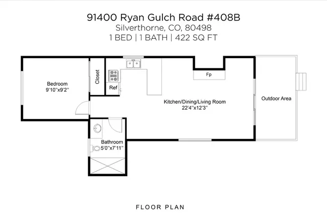 $369,000 | 91400 Ryan Gulch Road, Unit 408B, Silverthorne, CO 80498
