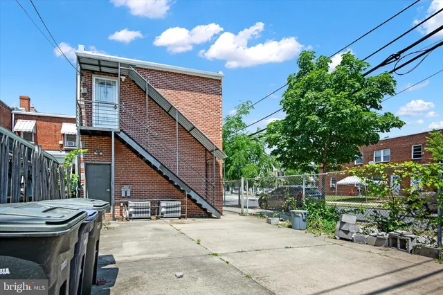 a view of a house with a patio