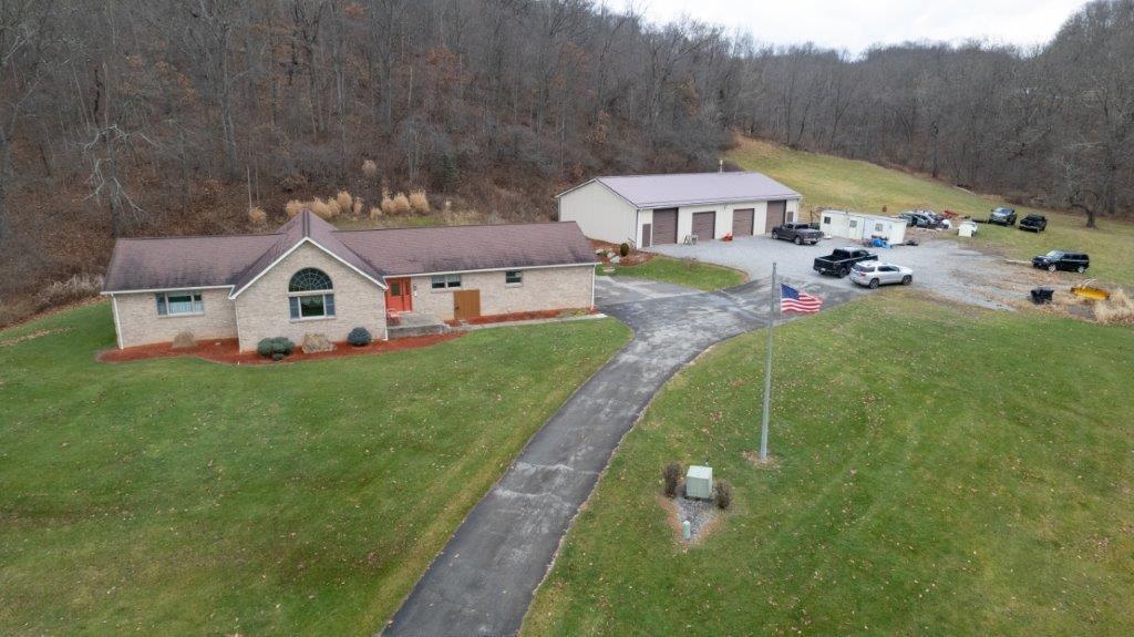 900 Lardintown Road Tarentum, PA 15084 - Photo 10 of 50 a aerial view of a house with backyard