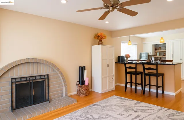 a backyard of a house with seating space