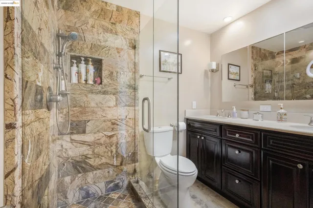 an aerial view of residential house with outdoor space and street view